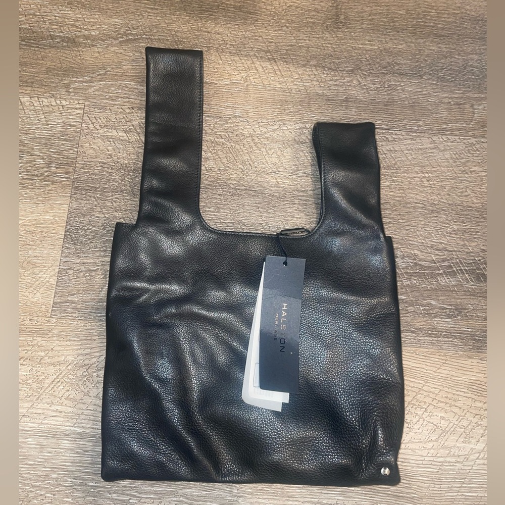 Halston Heritage Leather Wristlet Bag